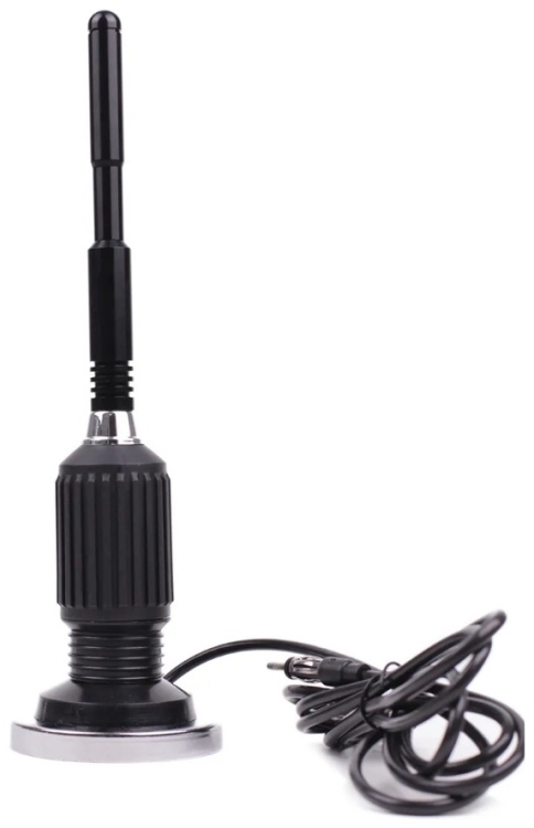 أنتين مغناطيس أسود مع كروم