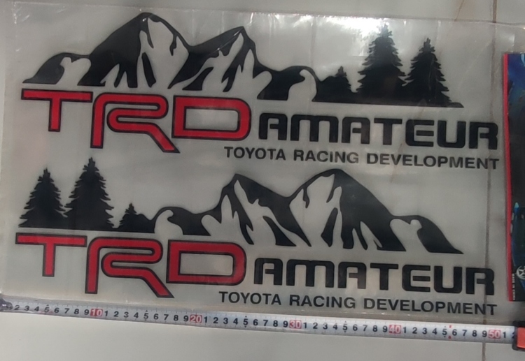 ستيكر TRD دبل 52CM