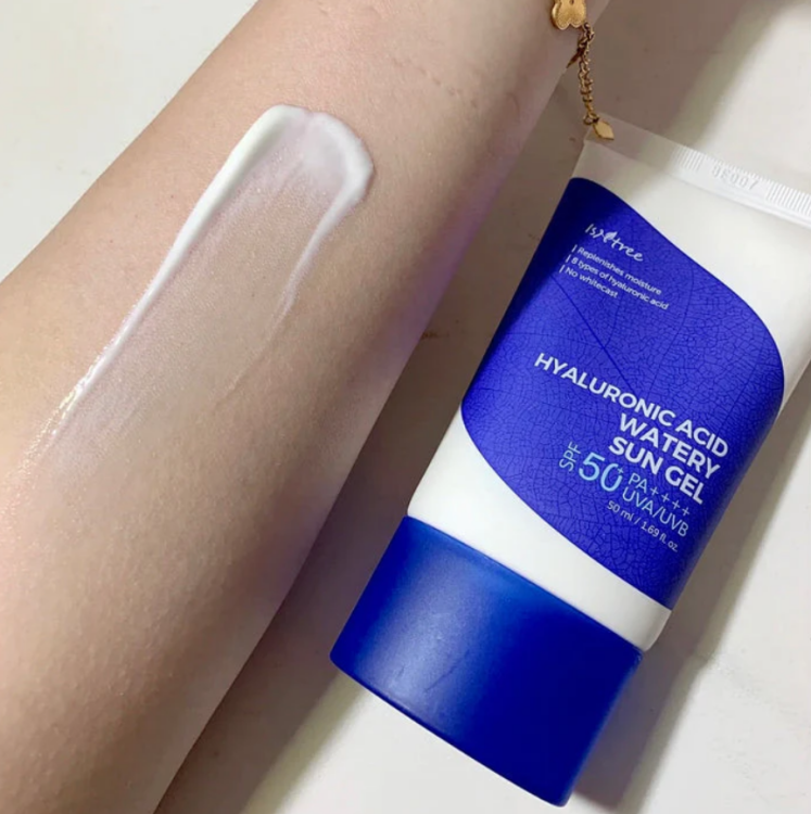 Isntree, Hyaluronic Acid Watery Sun Gel Set SPF 50+ PA++++ 