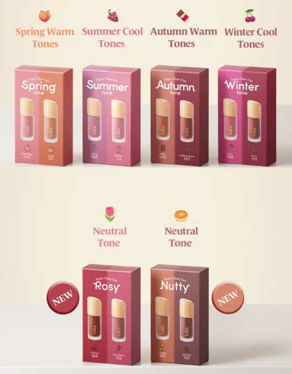Laka, Fruity Glam Tint Mini Duo Special Set