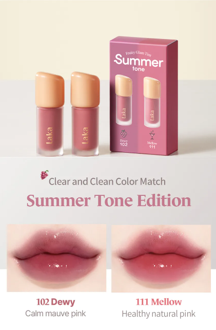 Laka, Fruity Glam Tint Mini Duo Special Set