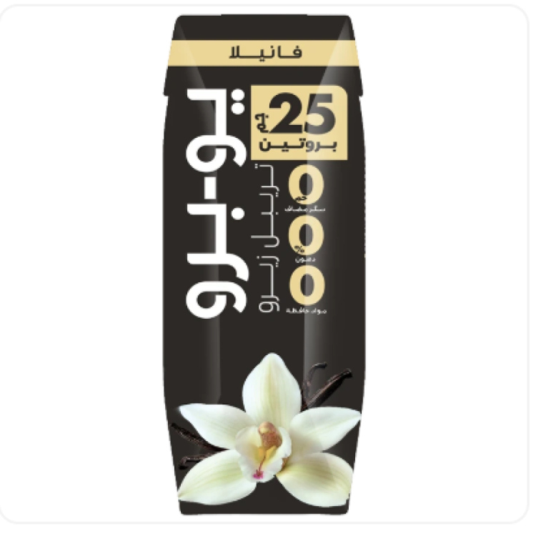 يوبرو بروتين فانيلا 250مل