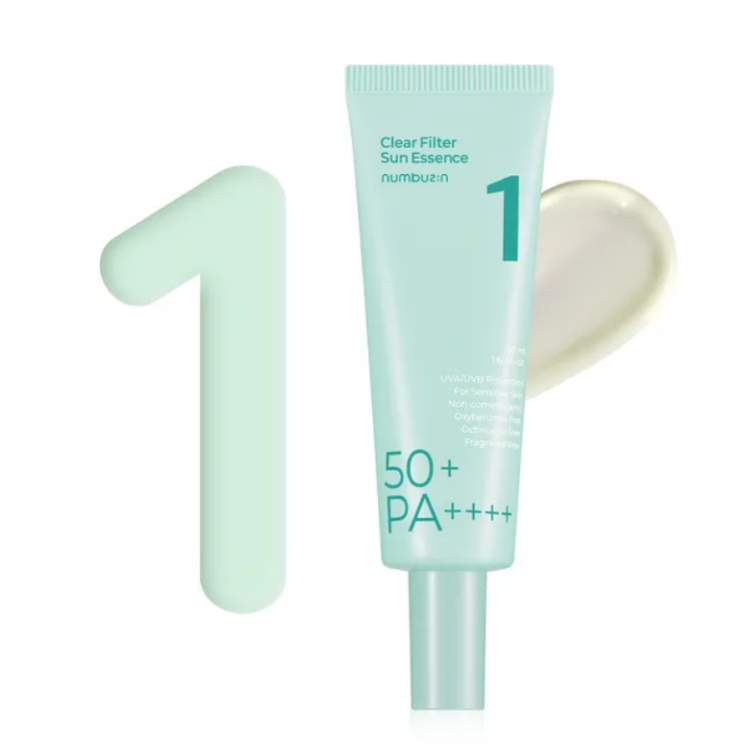 Numbuzin, No.1 Clear Filter Sun Essence