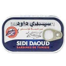 سيدي داود سردين بالزيت 120غ