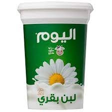 اليوم لبن بقري 1800غم