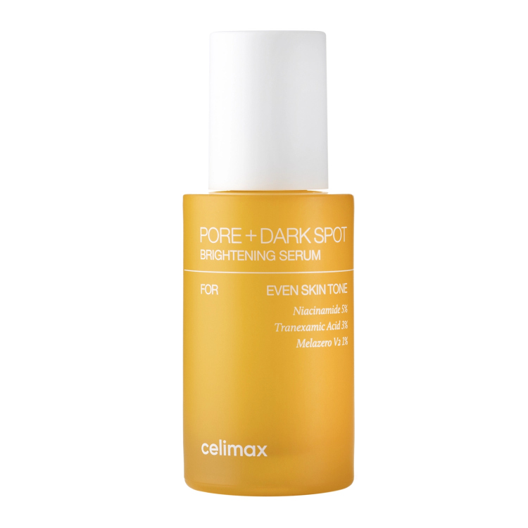Celimax Pore +Dark Spot Brightening Serum 30ml (5% Niacinamide, 3% Tranexamic Acid) سيروم لتفتيح البقع من سيلماكس