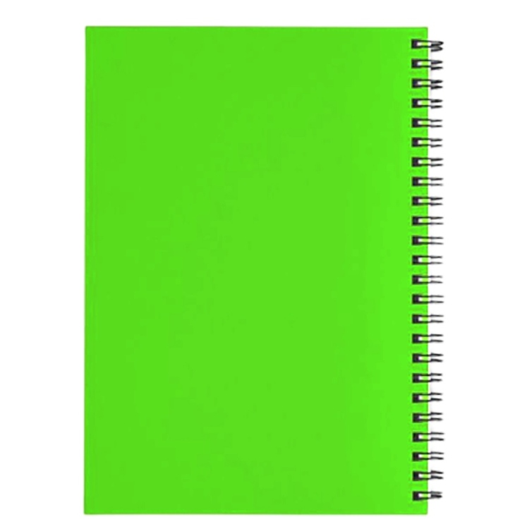دفتر مدرسي انجليزي غلاف بلاستيكي 80 ورقة اخضر