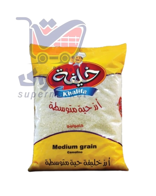 خليفة ارز حبة متوسطة 9 كغم