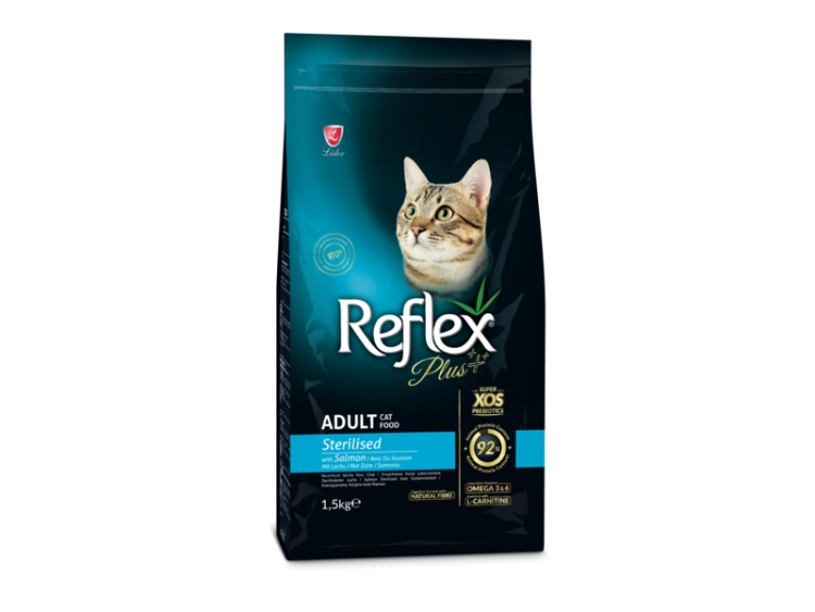 Reflex plus for adult sterilised with salmon 1.5kg