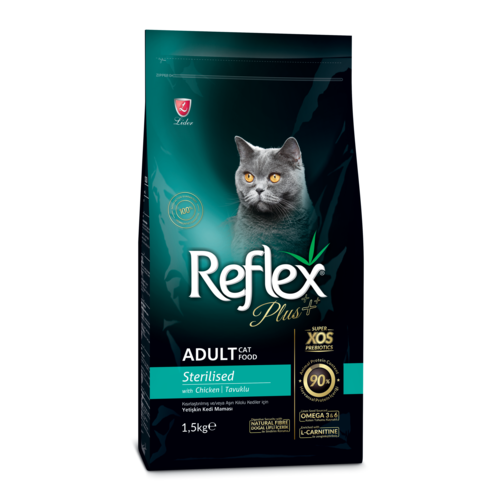 Reflex plus for adult sterilised with chicken 1.5kg