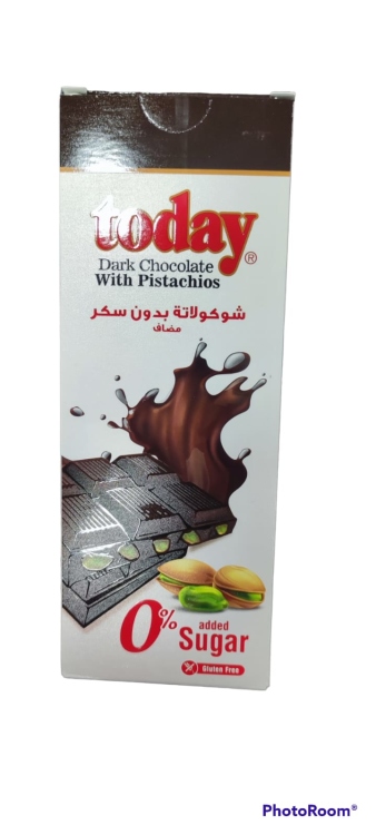 تودي شوكولاته داكنة بالفستق الحلبي 65غم