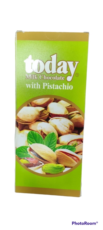 شوكولاتة تودي بالحليب و الفستق الحلبي 180غم