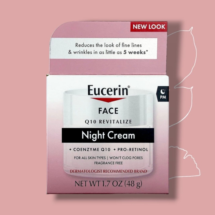 Eucerin  Q10 ANTI Wrinkles with Retinol مرطب يوسيرين الليلي المقاوم لتجاعيد بالريتنول