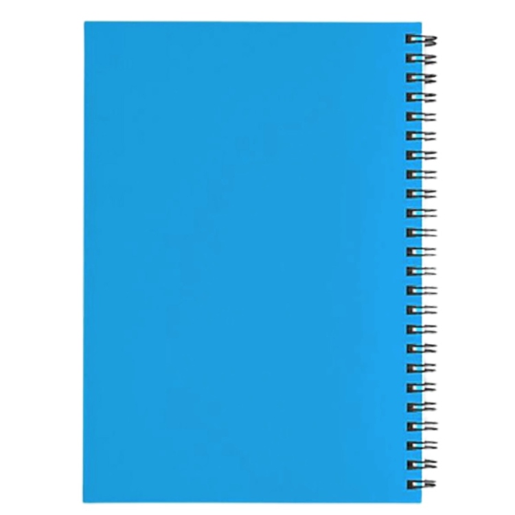 دفتر مدرسي عربي غلاف بلاستيكي 60 ورقة ازرق