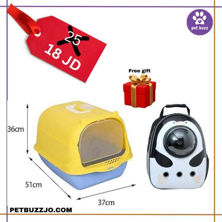 Twity closed litter box and carrier bag offer 