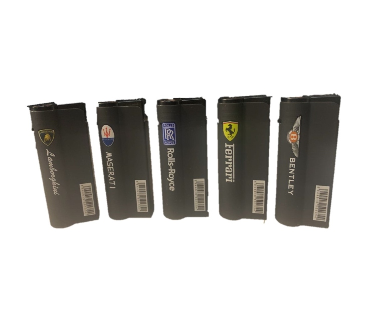 HTB-110 Lighter Jet Flame - Assorted Car Logos 