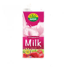 ندى حليب بنكهة الفراولة 1 لتر