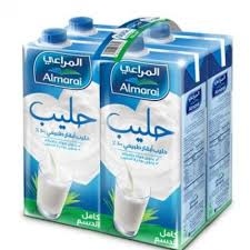 المراعي حليب طويل الأجل 1 لتر 4 حبات