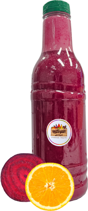 عصير برتقال وشمندر لتر