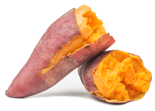 بطاطا حلوة مشوية