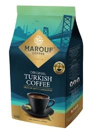 معروف قهوة تركية وسط مع هيل 500 غم