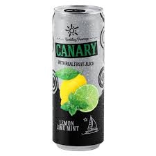 كناري مشروب غازي بنكهة ليمون ونعنع 330 مل