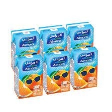 المراعي عصير الفواكة المشكلة والبرتقال 140 مل 6 حبات