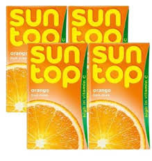 سن توب عصير 250 مل 4 حبات