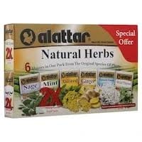 العطار أعشاب الطبيعية 6 نكهات عبوة واحدة (24 كيس)