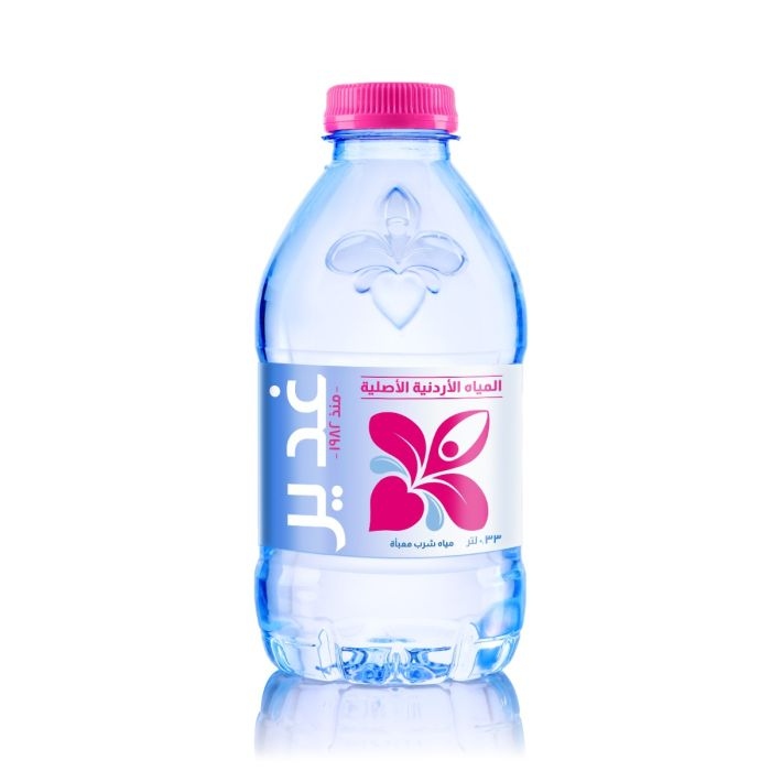 غدير زجاجة مياه معدنية 500 مل