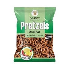 بيكر بسكوت بريتسل بنكهة الشطه و الليمون 300 غم