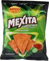 ميكسيتا تورتيلا شيبس بطعم الحلو والحامض 40 غم