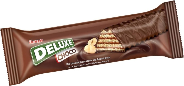 أولكر ديلوكس ويفر بكريمة البندق 28غم