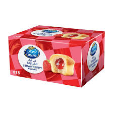 لوزين كب كيك فراولة 18*30غم