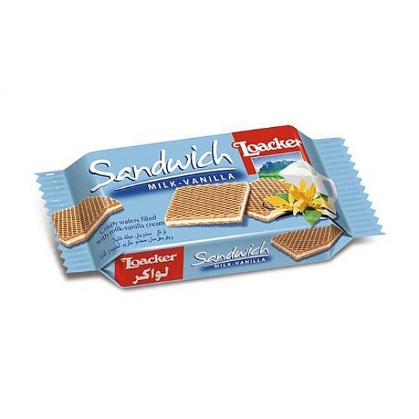 لواكر ويفر ساندويتش حليب و فانيلا 25 غم
