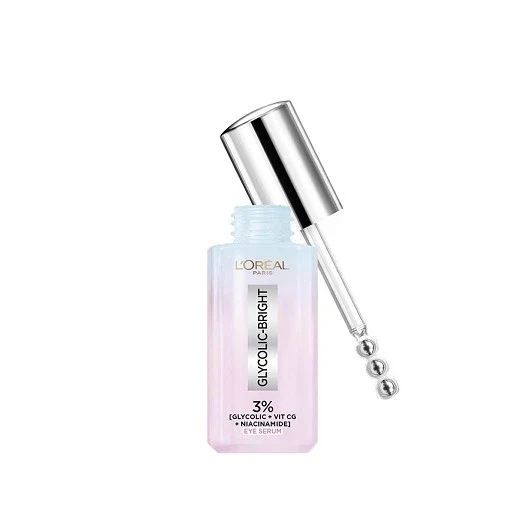 لوريال سيروم جليكوليك-برايت للعيون بحمض الجليكوليك 20 مل