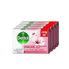 ديتول صابون للايدي سكن كير 165 غم 4 حبات