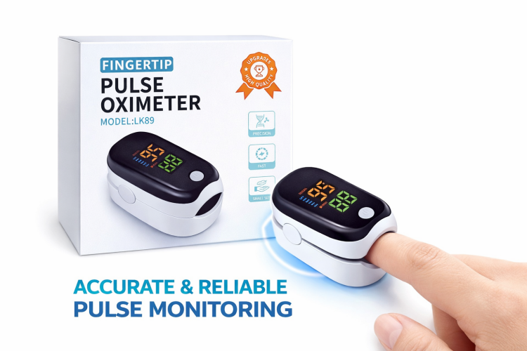 جهاز فحص نسبة الاكسجين في الدم للكبار موديل رقم 89 نخب اول 
