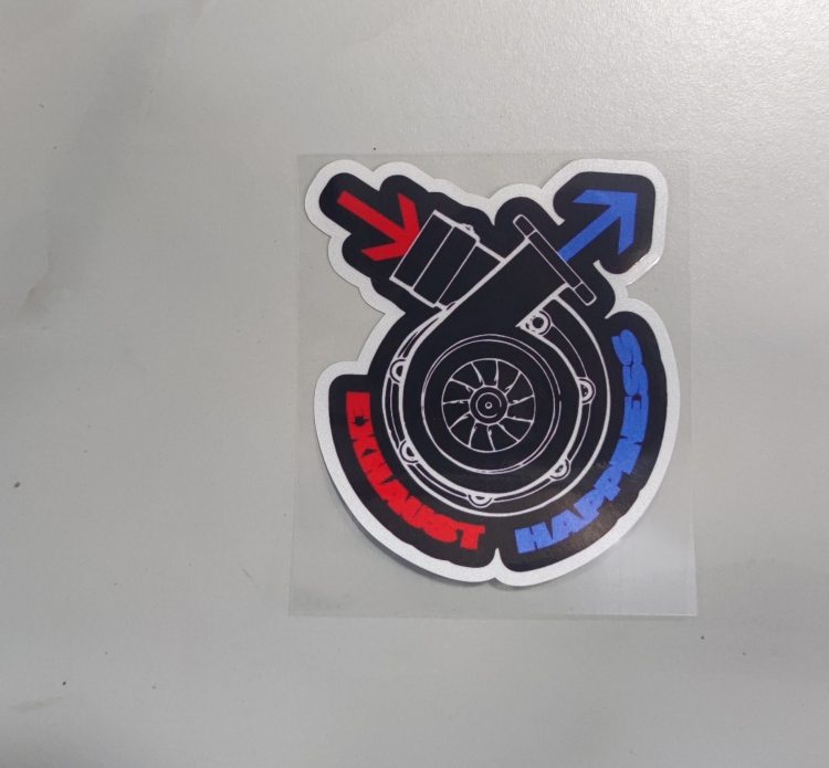 ستيكر TURBO عاكس