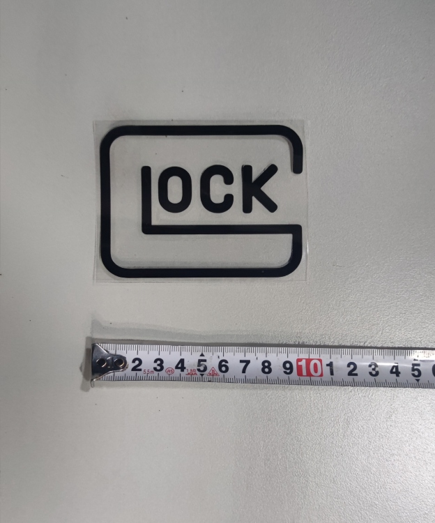 ستيكر GLOCK مفرغ 10CM