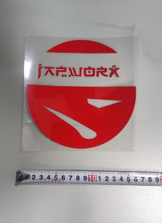 ستيكر ياباني عاكس 16CM مدور