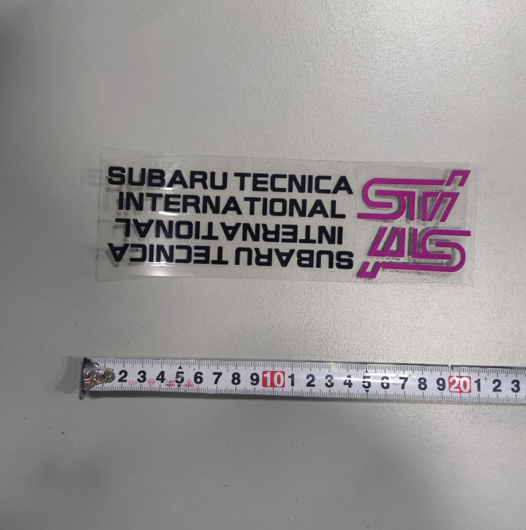 ستيكر STI عاكس،  دبل شمال ، يمين20CM