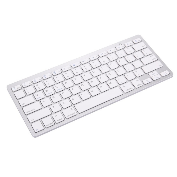 كيبورد بلوتوث ابيض