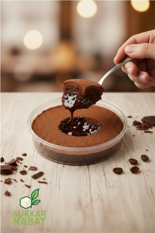 كعكة بودينج الشوكلاتة الساخنة (حجم متوسط) 