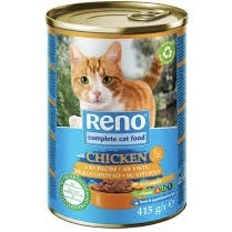معلبات رينو للقطط _ بنكهة الدجاج 