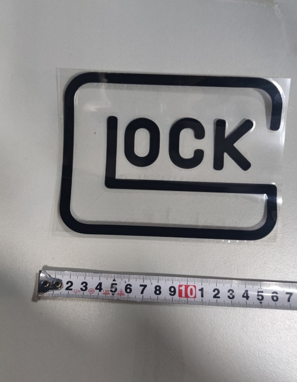 ستيكر GLOCK عاكس 16CM