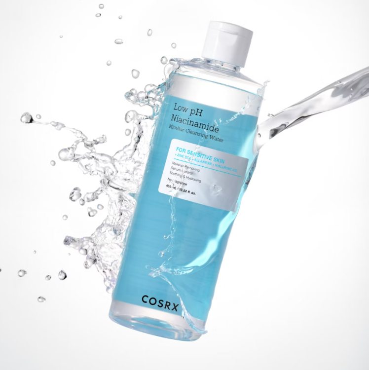 Cosrx, Low pH Niacinamide Micellar Cleansing Water