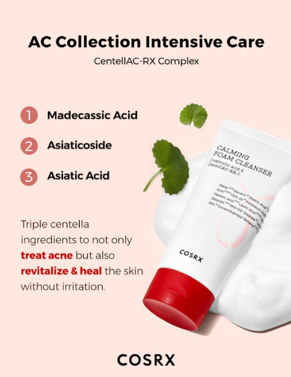 Cosrx, AC Collection Calming Foam Cleanser