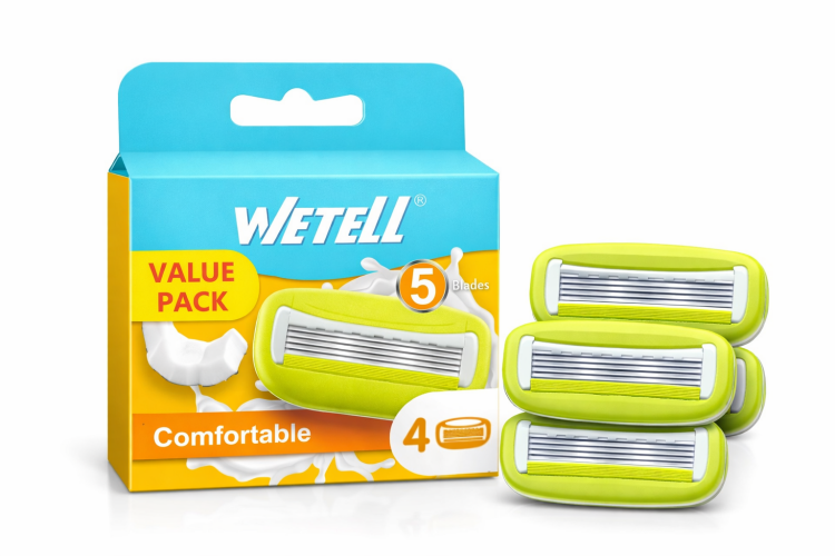 رؤوس شفرات ووتل بنكهة جوز الهند 4 روؤس 