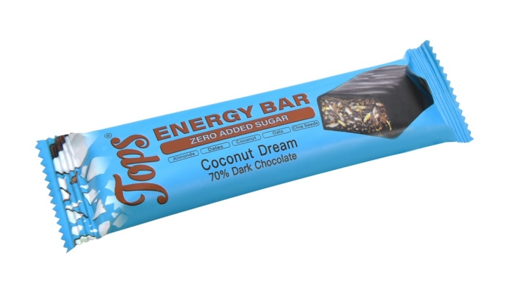 توبس شوكولاتة اينرجي جوز هند50غم